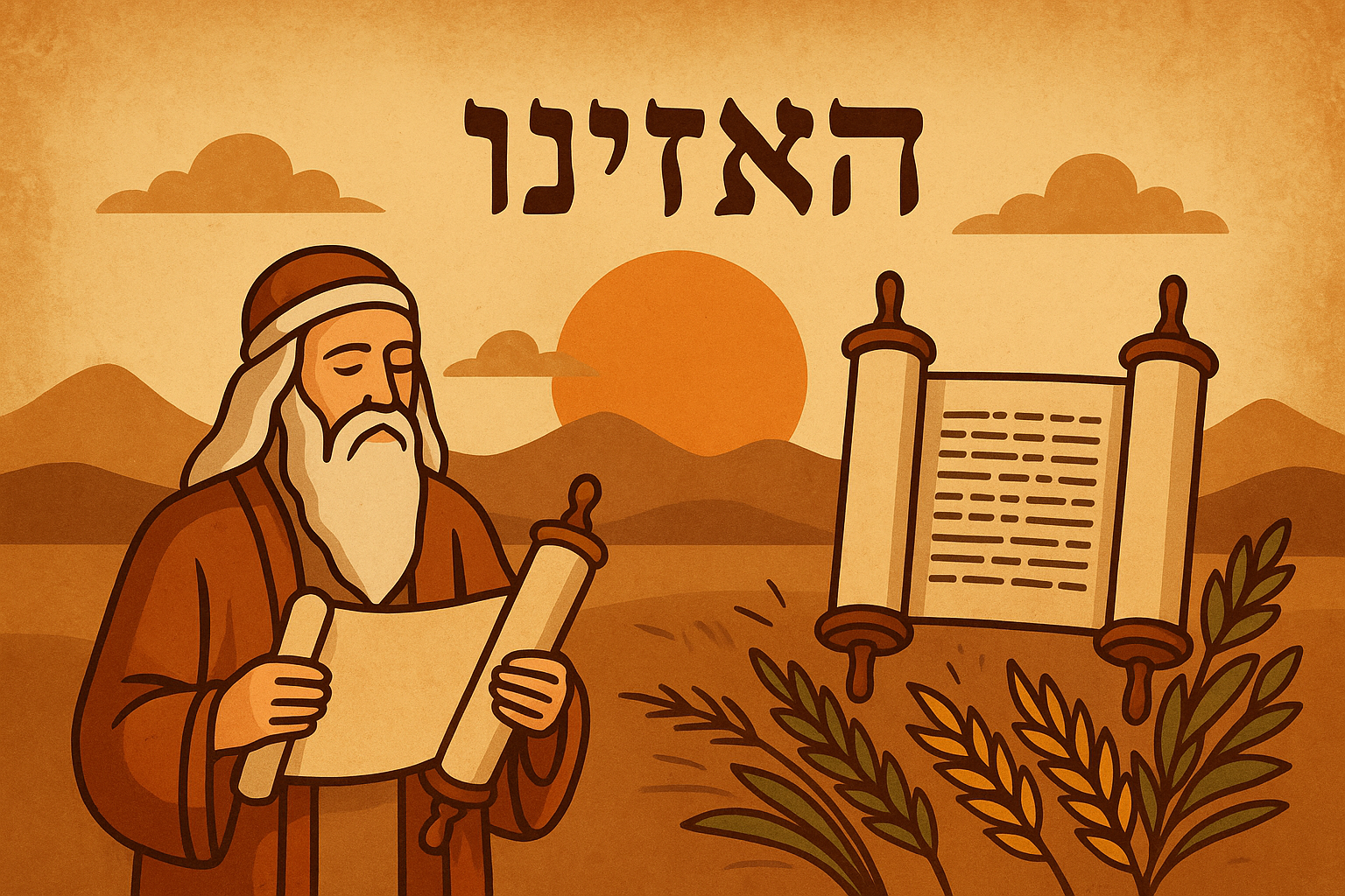 "פרשת האזינו"